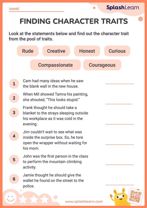 Create A Character Worksheet By Dallas Drama Camp Worksheets Library