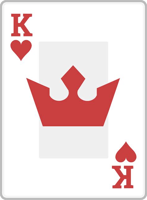 Playing Card 4 13 King Of Hearts Icon Free Download Transparent Png