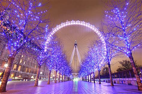 Christmas In London The London Eye Sprint Ink