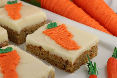 Carrot Cake Bars Two Sisters