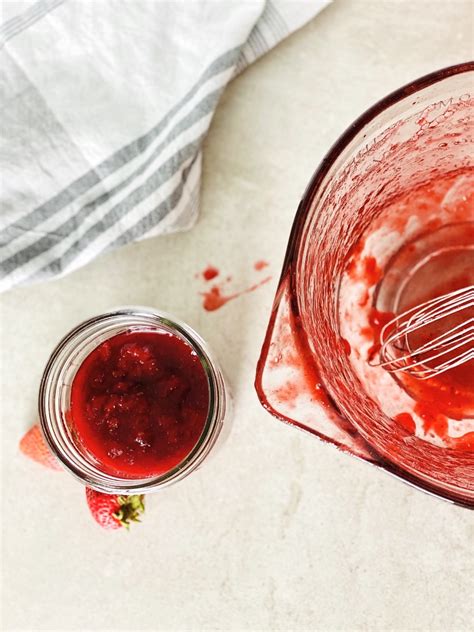 Easy Microwave Strawberry Jam The Vgn Way