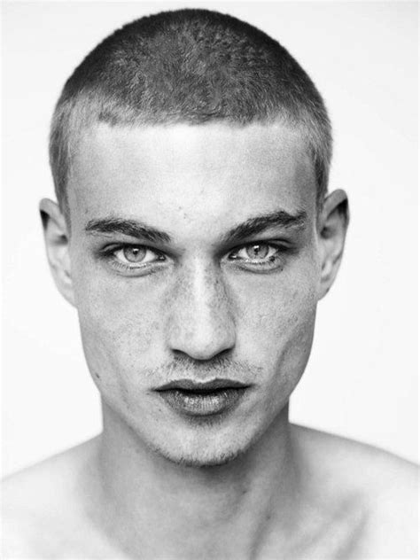 Black White B W Portrait Face Grey Male Model Photography