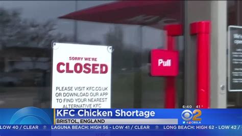 Chicken Shortage Shutters KFCs Across United Kingdom YouTube