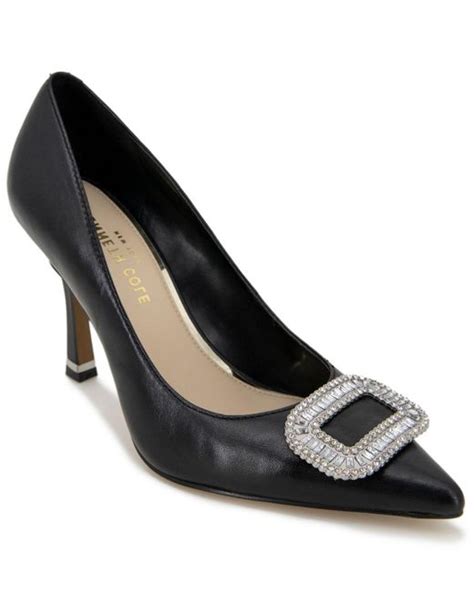 Kenneth Cole Leather Romi Jewel Pumps In Black Lyst