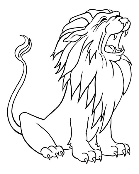 You possibly can down load these photo, simply click download image and save picture to your mobile phone. Lion Coloring Pages, Clipart, And Other Free Printable ...