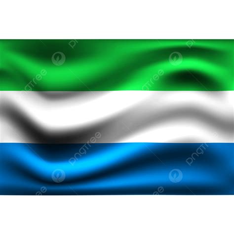 Waves 3d Png Sierra Leone Flag Waving 3d Illustration Sierra Leone