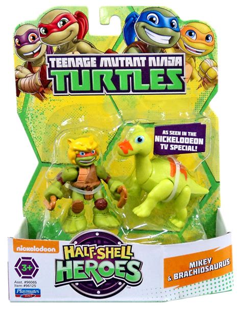 Teenage Mutant Ninja Turtles Tmnt Half Shell Heroes Mikey Brachiosaurus