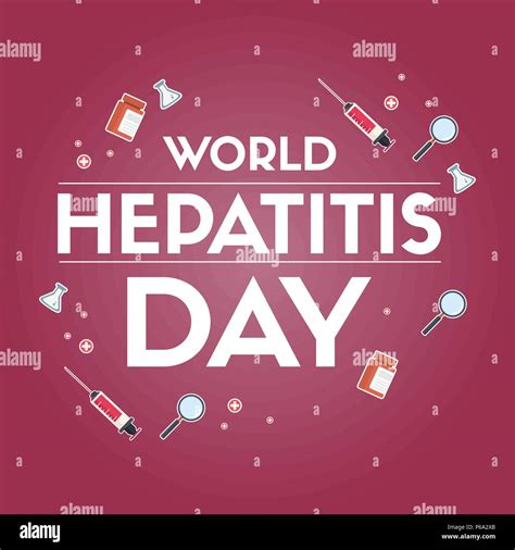 World Hepatitis Day Greeting Card Stock Vector Image And Art Alamy