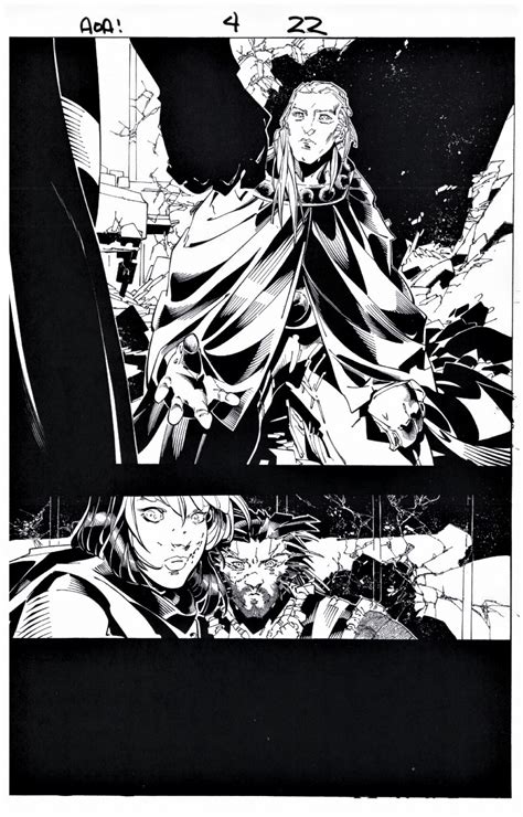 X Men Age Of Apocalypse Page Original Art Historic Splash Featuring Magneto Revealing To