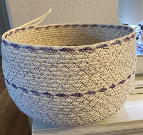 Pin By Knitty Knotty On Coiled Fabric Basket By Mary In 2020 Coiled