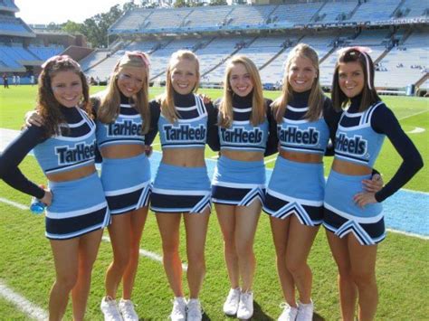 35 Hottest Cheerleading Squads Of The Ncaa Cheerleading North Carolina Tar Heels Hot