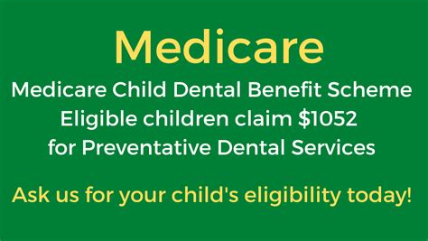 Medicare Child Dental Benefit Scheme Heritage Dental Group