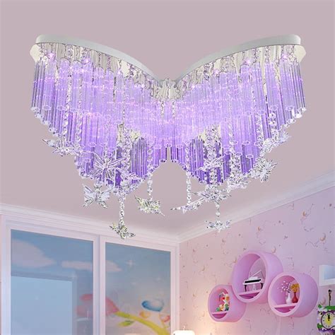 Interesting and unique kids night lights children will want and like it if the kids night lights for their room is the. children's lamp Butterfly LED Crystal Ceiling Lights ...