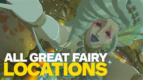 All Great Fairy Fountain Locations In Zelda Breath Of The Wild Youtube