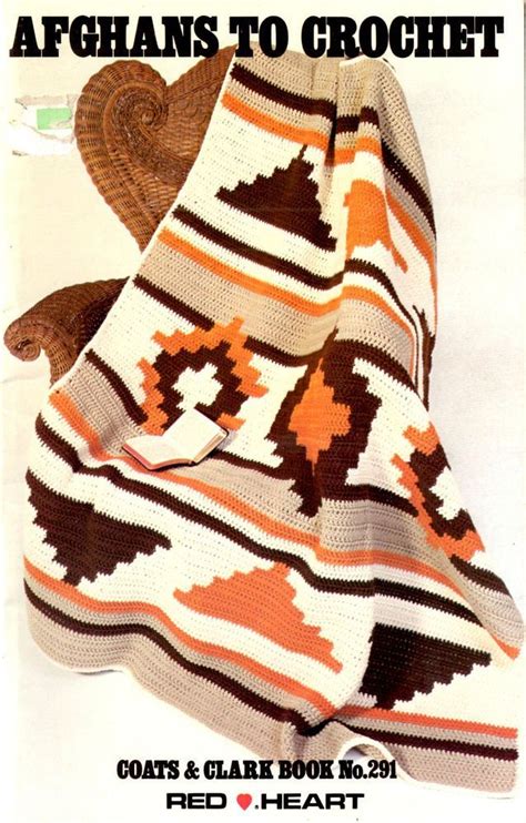 Indian Crochet Afghan Pattern Coats And Clark 291 Afghan Crochet