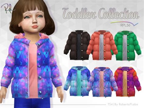 Toddler Jacket Collection Rpl56 By Robertaplobo At Tsr Sims 4 Updates