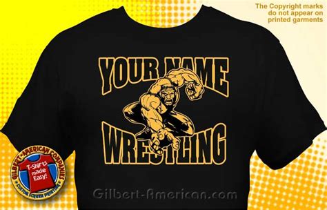 Wrestling Team T Shirt Design Ideas School Spirit Free Shipping