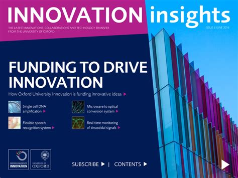 Innovation Insights Oxford University Innovation