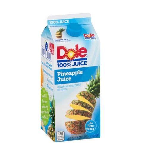Dole 100 Pineapple Juice 59 Fl Oz