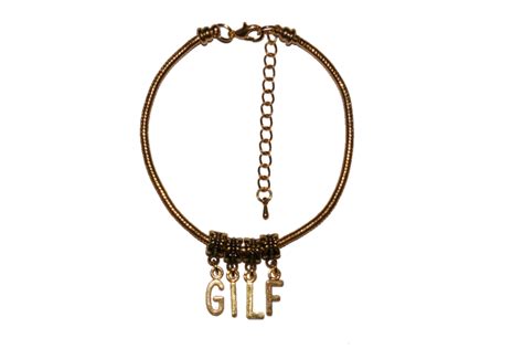 Gilf Gold Hotwife Anklet Euro Ankle Chain Jewellery Femdom Slut Fetish Lifestyle Ebay