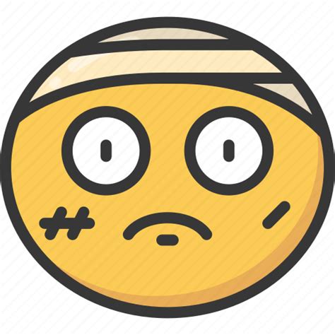Bandage Bandaid Emoji Emoticon Hurt Injured Icon