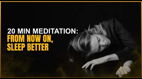 20 Minute Guided Meditation Deep Sleep Meditation Youtube