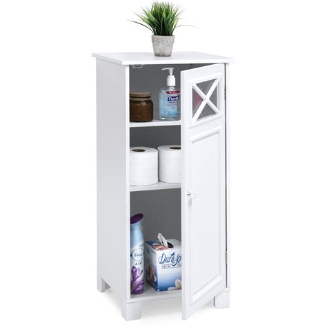 There are tons of bathroom cabinets in different styles and layouts. Best Choice Products 3-Tier Wooden Floor Cabinet for ...