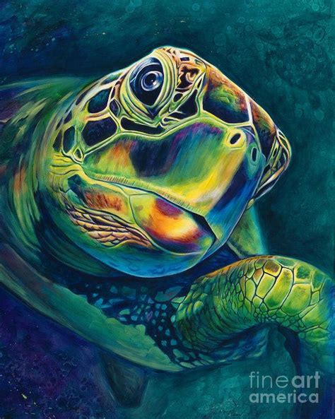 Tortugas Marinas Sea Turtle Painting Sea Turtle Art Sea Turtles Sea