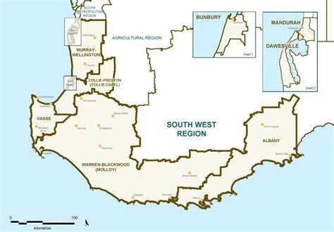 It is located on the west coast of western australia, about 75 km (47 mi) south of the state capital, perth. Districts in the Country Regions | Electoral Boundaries WA