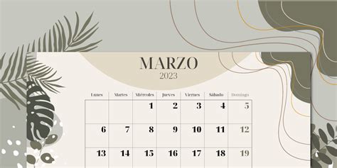 📆 Calendario Marzo 2023 Pdf Gratis Para Imprimir