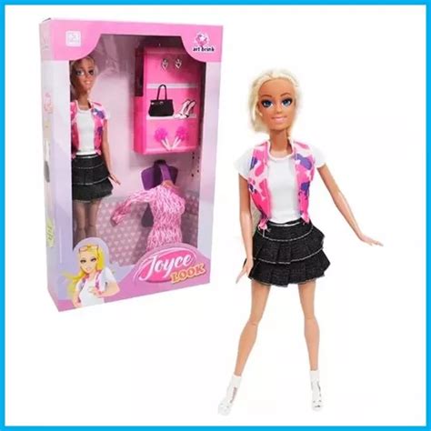 Boneca Joyce Look Brinquedo Infantil Menina Barbie Parcelamento Sem Juros