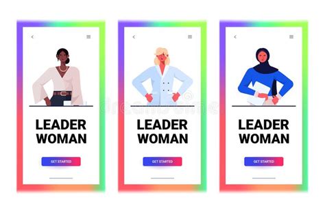 Mix Race Businesswomen Leaders In Formal Wear Successful Business Women Leadership Best Boss