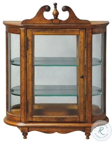 Vintage Oak Wall Curio From Butler Coleman Furniture