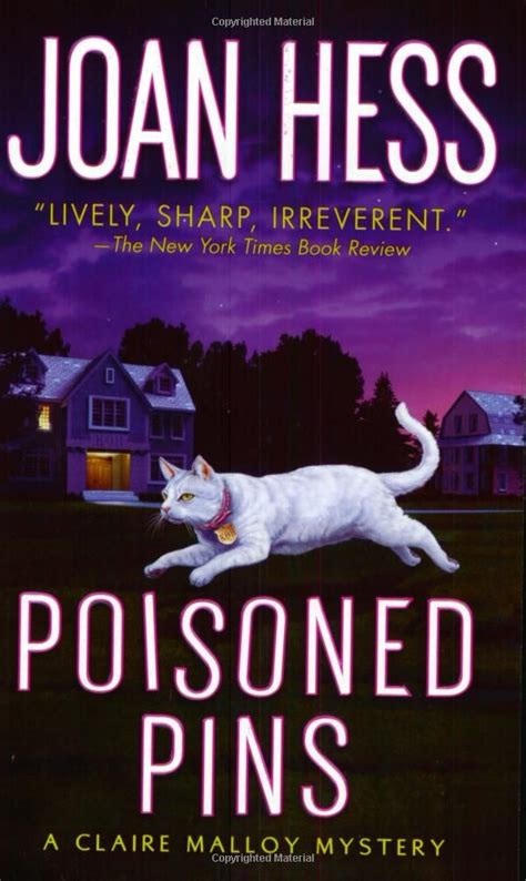 poisoned pins claire malloy mysteries no 8 joan hess 9780312349172 books cozy