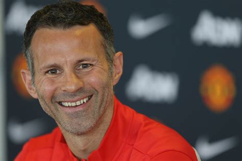 Ryan Giggs Of Manchester United Speaks During His First Press