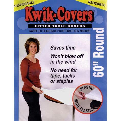 Kwik Cover White 60 Round