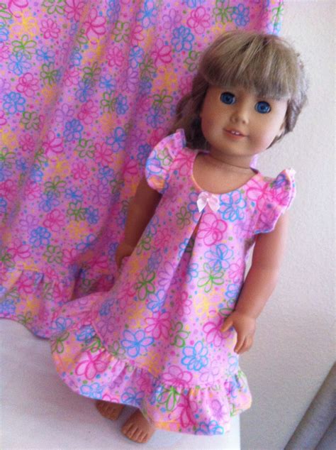 Custom Matching Nightgown Set For Child And American Girl Or Etsy