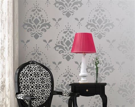 Moroccan Double Large Wall Stencil Pattern Moroccan Stencil For Wall