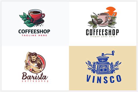 30 Coffee Shop Logo Design Templates