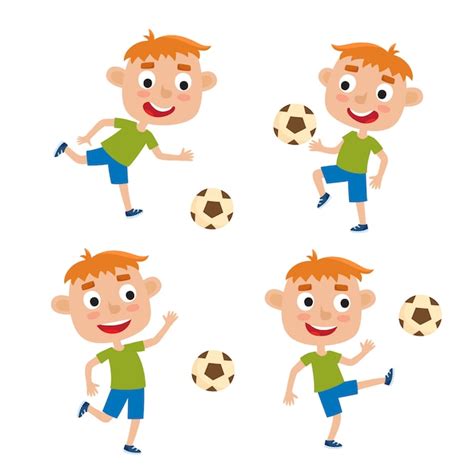 Premium Vector Illustration Of Red Haired Little Boys In Shirt And