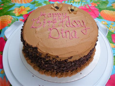 Feliz Cumpleanos Dina Cake
