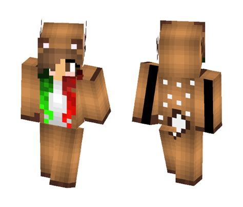 Download Christmas Reindeer Girl Minecraft Skin For Free