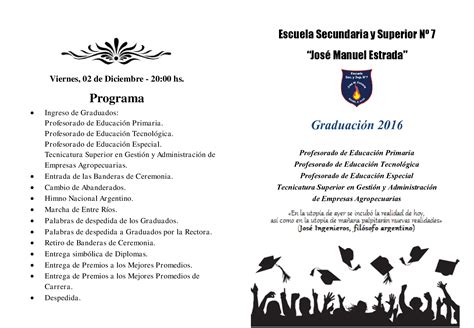 Acto Académico De Graduación 2016 Instituto De Educación Superior De