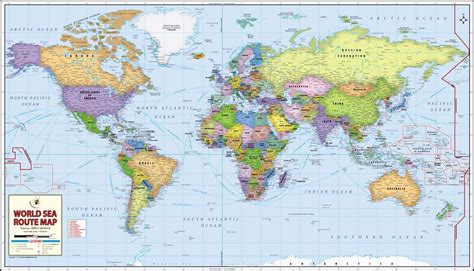 World Map With Miles Kinderzimmer 2018