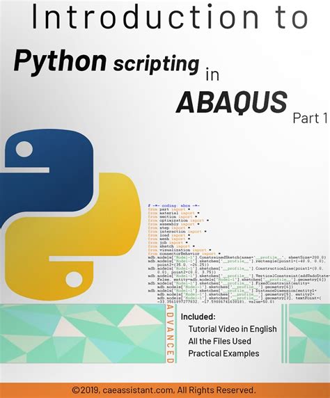 Python Scripting In Abaqus Part1 Cae Assistant