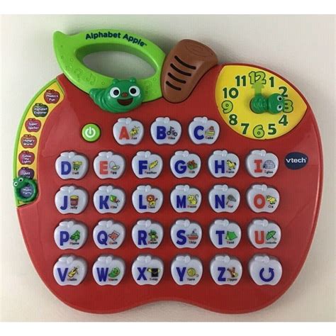 Vtech Alphabet Apple Learning System Educational Toy Abc Lights Sounds