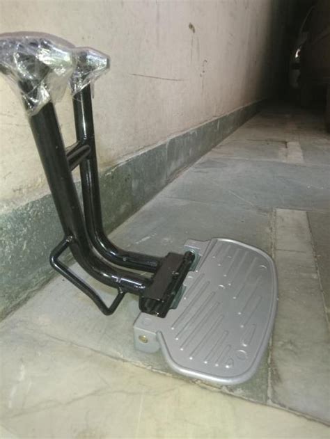 steel scooty foot rest size varies with model for two wheelers at best price in new delhi