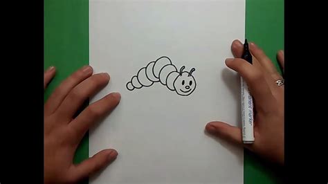 Como Dibujar Un Gusano Paso A Paso How To Draw A Worm Youtube