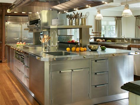 Stainless Steel Kitchen Cabinets Pictures Options Tips Ideas Hgtv