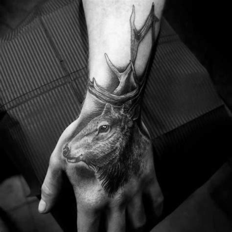 90 Elk Tattoo Ideas For Men Cervidae Animal Designs Top Tattoos Hand